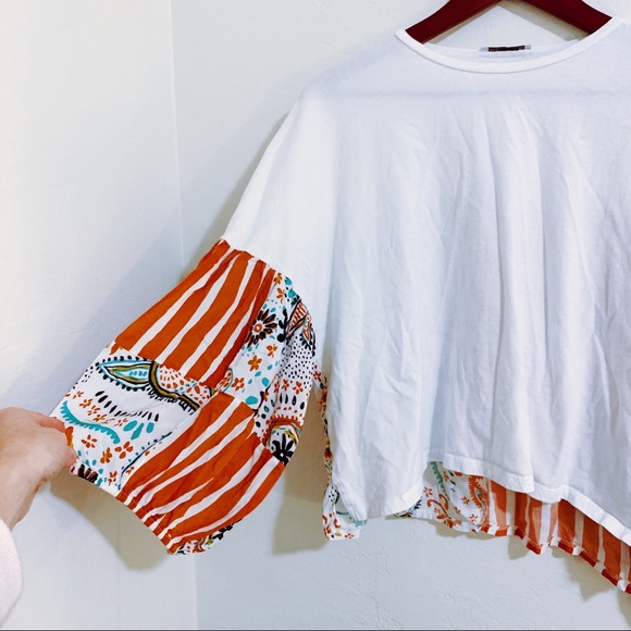 Zara dolman sleeve boxy blouse / top - Picture 2 of 4